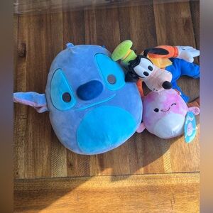 Squishmallows Blue and Pink Stuffed Animal Duo